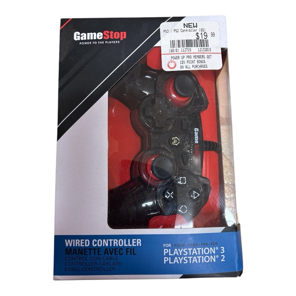 New with tags- GameStop Wired Controller for PlayStation